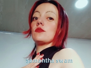 Samantha_swam